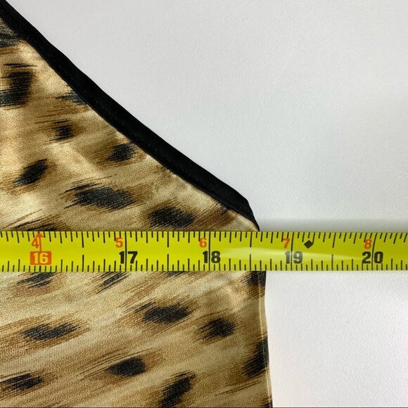 VANDRÉ Leopard print Chemise Slip Size Large - Picture 6 of 7